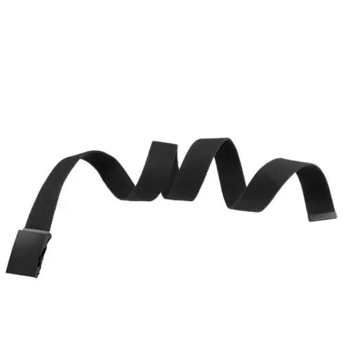 t 120 CM audekla jostas vīriešiem sieviešu unisex kokvilnas audekla auduma siksna, melna sprādzes josta, armija, 5 krāsu mode