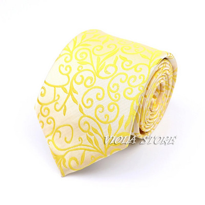 Színes Rózsaszín Piros Fehér Virágos csíkos Jacquard Poliészter 8cm Nyakkendő Pont esküvői Cravat bankett öltöny Szmoking Ajándék Férfi Kiegészítő