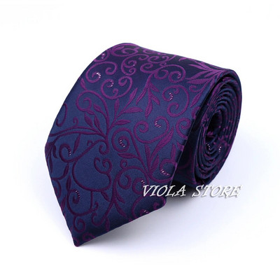 Színes Rózsaszín Piros Fehér Virágos csíkos Jacquard Poliészter 8cm Nyakkendő Pont esküvői Cravat bankett öltöny Szmoking Ajándék Férfi Kiegészítő