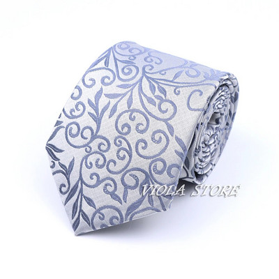 Színes Rózsaszín Piros Fehér Virágos csíkos Jacquard Poliészter 8cm Nyakkendő Pont esküvői Cravat bankett öltöny Szmoking Ajándék Férfi Kiegészítő