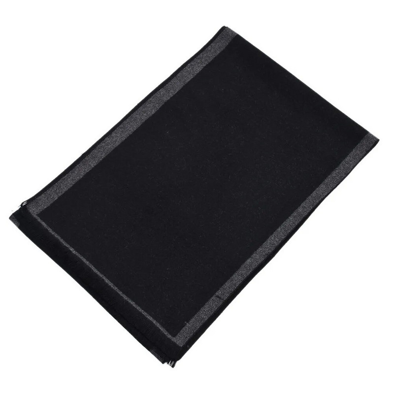 Europietiškas ir amerikietiškas vyriškas languotas šalikas rudens ir žiemos dvipusės imitacijos kašmyro spalvos austinės skarelės