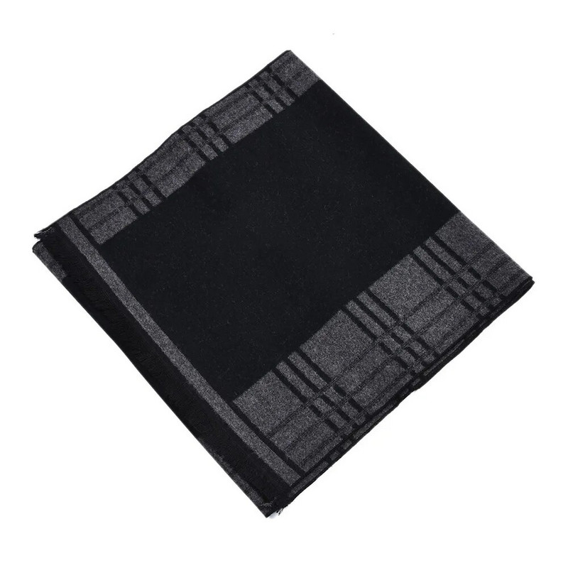 Brand Zimski pamučni šal Muški šalovi za božićni dar Karirani klasični šal Modni muški šalovi