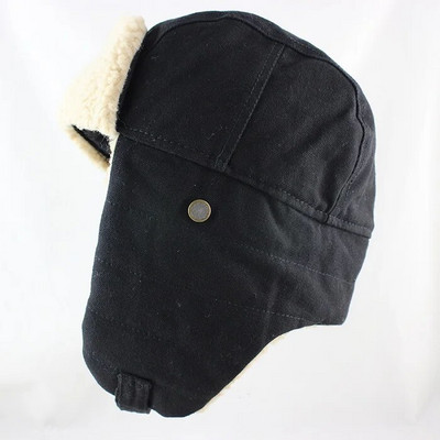 CAMOLAND sieviešu bumbvedēja cepure Pilot Trooper Cap vīriešu mākslīgā kašmira cepure krievu Ushanka Earflap vāciņi ziemas sniega slēpošanas cepures