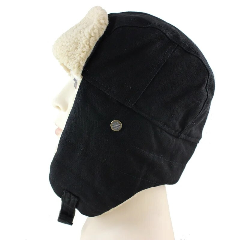 CAMOLAND sieviešu bumbvedēja cepure Pilot Trooper Cap vīriešu mākslīgā kašmira cepure krievu Ushanka Earflap vāciņi ziemas sniega slēpošanas cepures