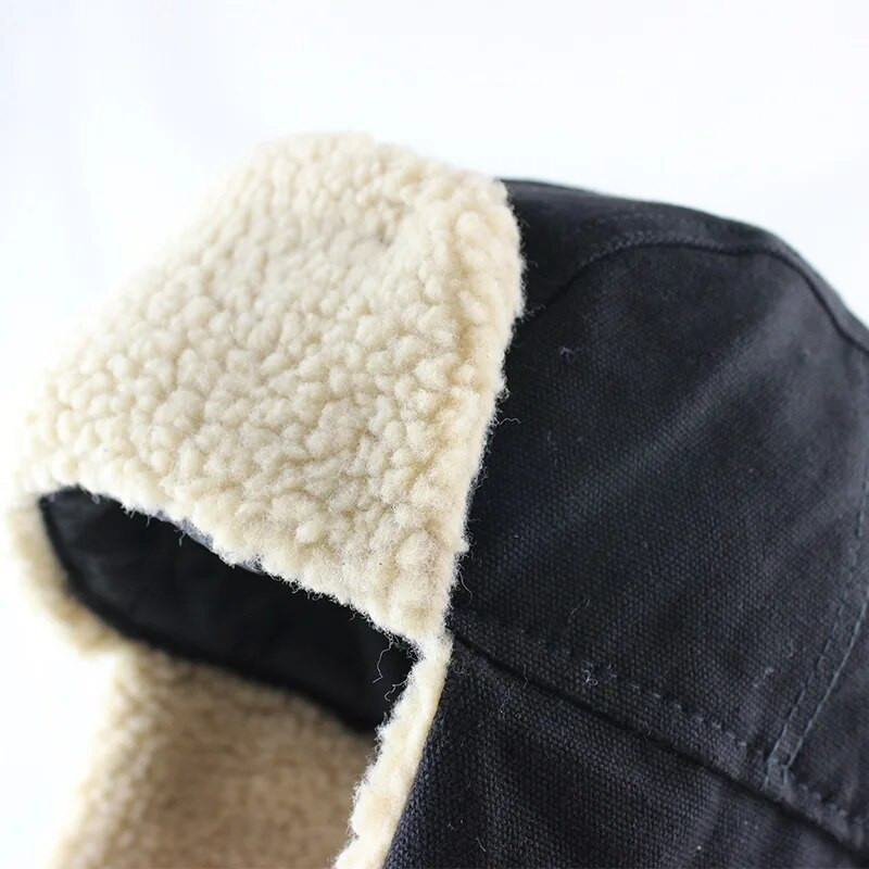 CAMOLAND sieviešu bumbvedēja cepure Pilot Trooper Cap vīriešu mākslīgā kašmira cepure krievu Ushanka Earflap vāciņi ziemas sniega slēpošanas cepures