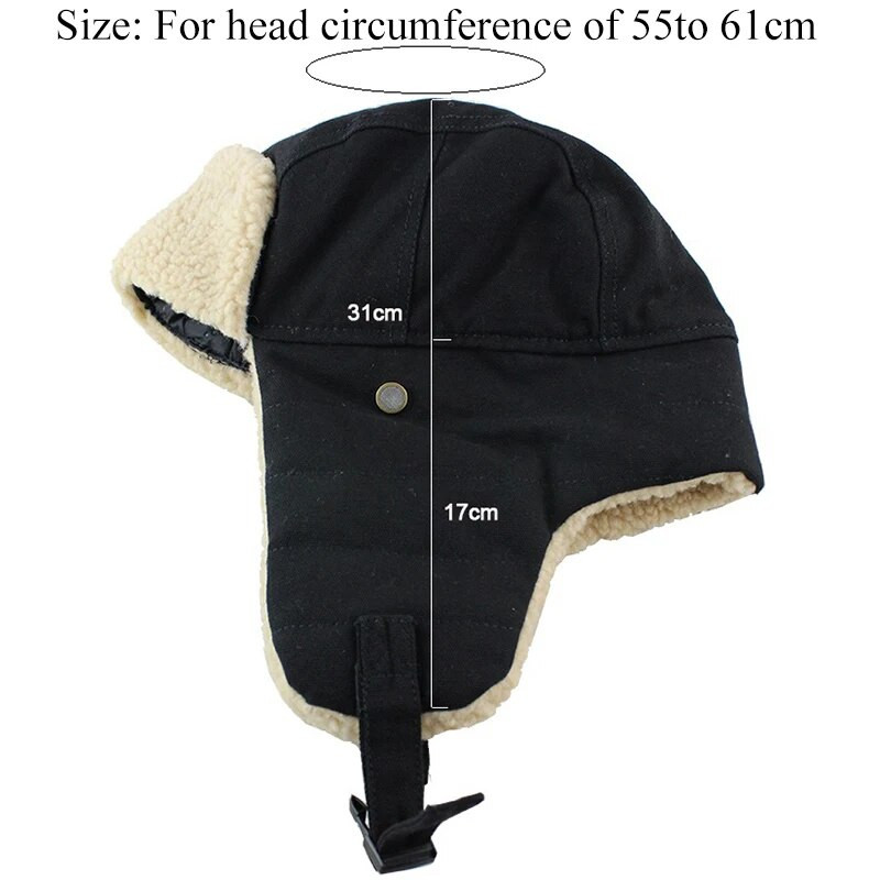 CAMOLAND sieviešu bumbvedēja cepure Pilot Trooper Cap vīriešu mākslīgā kašmira cepure krievu Ushanka Earflap vāciņi ziemas sniega slēpošanas cepures