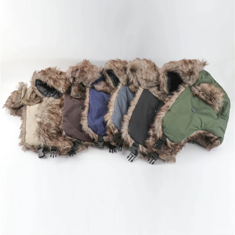 2023. Zimska topla kapa otporna na vjetar Lei Feng kapa Kapa s ušima od umjetnog krzna Ski Trapper Hladna kapa protiv snijega Raznobojna kapa Muškarci Žene