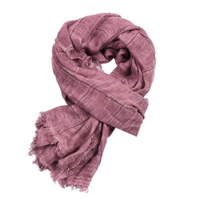 Nova moda Europa i Amerika Pamučno platno Muški šal Tie-dye Prugasti muški zimski šalovi Ležerni muški brend Bufanda šal