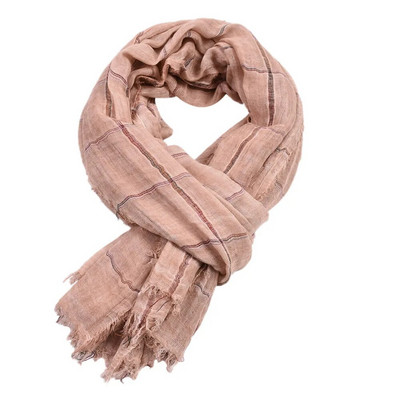 Nova moda Europa i Amerika Pamučno platno Muški šal Tie-dye Prugasti muški zimski šalovi Ležerni muški brend Bufanda šal