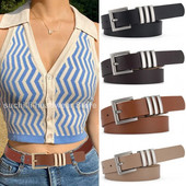 2023. Novi šik stilski ženski remen od PU kože, ukrasni modni korejski pojas za djevojčice, traperice u crnoj boji, ležerni remeni za haljine