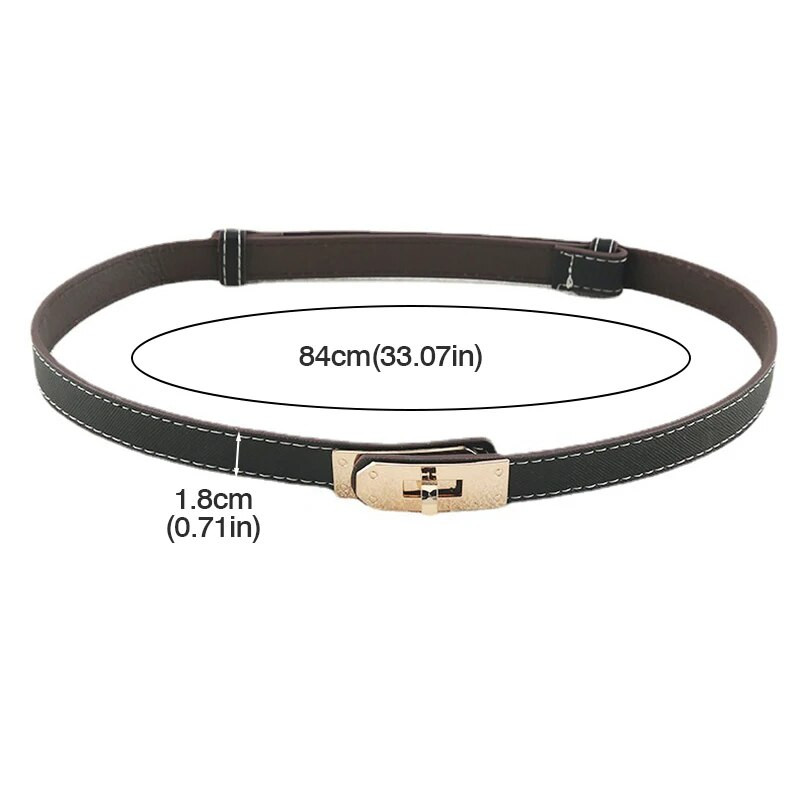 Modni tanki remen od pu kože za žene Odijelo Hlače Remeni Luksuzna dizajnerska ženska odjeća Ukrasni pojas Ženski remen