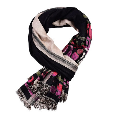 Vairumtirdzniecības un mazumtirdzniecības vīriešu britu gara kokvilnas šalle ar divslāņu arābu elementu vīriešu augstākās klases ikdienas šalle