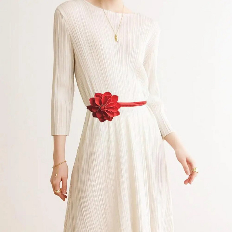 Ženski veliki cvjetni ukrasni ručno rađeni luksuzni dizajn pojasevi s resicama u struku, tkani boemski remen, pletenica od užeta Z0H3