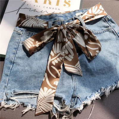 Izbor Vrpca Traperice Haljina Remen Ženski imitacija svilenog šala Kravata Ukrasne platnene trake Pojas za sve šibice oko struka za žene 5X200CM