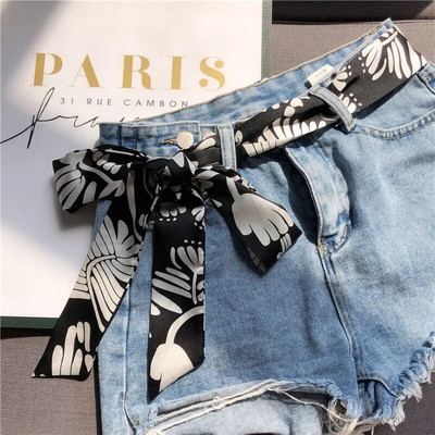 Izbor Vrpca Traperice Haljina Remen Ženski imitacija svilenog šala Kravata Ukrasne platnene trake Pojas za sve šibice oko struka za žene 5X200CM