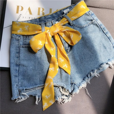 Izbor Vrpca Traperice Haljina Remen Ženski imitacija svilenog šala Kravata Ukrasne platnene trake Pojas za sve šibice oko struka za žene 5X200CM