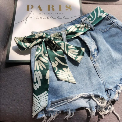 Izbor Vrpca Traperice Haljina Remen Ženski imitacija svilenog šala Kravata Ukrasne platnene trake Pojas za sve šibice oko struka za žene 5X200CM