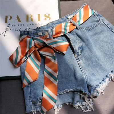 Izbor Vrpca Traperice Haljina Remen Ženski imitacija svilenog šala Kravata Ukrasne platnene trake Pojas za sve šibice oko struka za žene 5X200CM