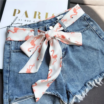 Izbor Vrpca Traperice Haljina Remen Ženski imitacija svilenog šala Kravata Ukrasne platnene trake Pojas za sve šibice oko struka za žene 5X200CM