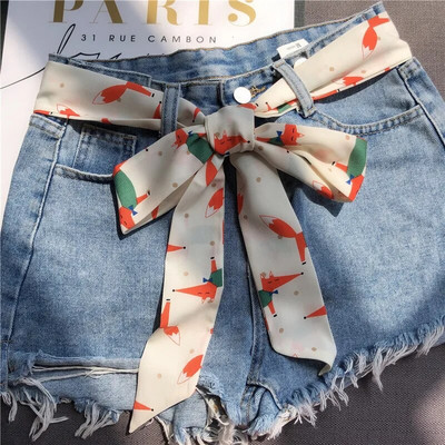 Izbor Vrpca Traperice Haljina Remen Ženski imitacija svilenog šala Kravata Ukrasne platnene trake Pojas za sve šibice oko struka za žene 5X200CM