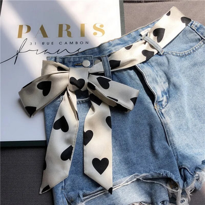 Izbor Vrpca Traperice Haljina Remen Ženski imitacija svilenog šala Kravata Ukrasne platnene trake Pojas za sve šibice oko struka za žene 5X200CM