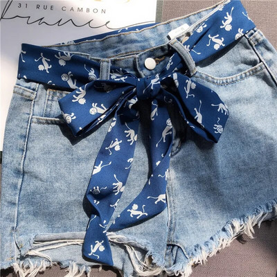 Izbor Vrpca Traperice Haljina Remen Ženski imitacija svilenog šala Kravata Ukrasne platnene trake Pojas za sve šibice oko struka za žene 5X200CM