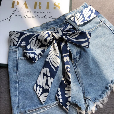 Izbor Vrpca Traperice Haljina Remen Ženski imitacija svilenog šala Kravata Ukrasne platnene trake Pojas za sve šibice oko struka za žene 5X200CM