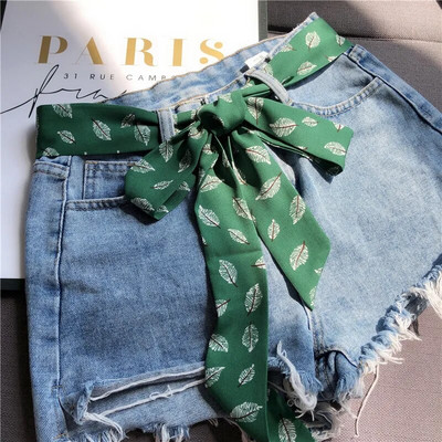 Izbor Vrpca Traperice Haljina Remen Ženski imitacija svilenog šala Kravata Ukrasne platnene trake Pojas za sve šibice oko struka za žene 5X200CM