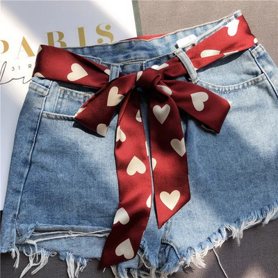 Izbor Vrpca Traperice Haljina Remen Ženski imitacija svilenog šala Kravata Ukrasne platnene trake Pojas za sve šibice oko struka za žene 5X200CM