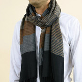 Nauji dryžuoti vyriški žieminiai šalikai, siūlai dažyti šilti rusiški skara šalikai, kutais juostelės, viskozės medvilnės mišinio ilgas šalikas