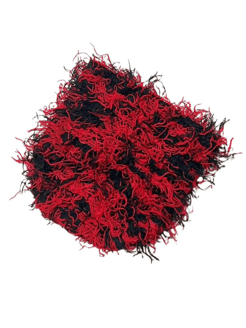 Oštećena balaclava kapa s vezom Privatna tkana etiketa s oznakom Travnata pletena skijaška maska