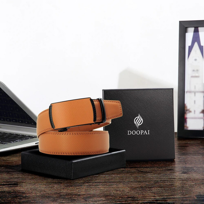 Automatski muški remen od prave kože Luksuzni remen s remenom za muškarce visokokvalitetne modne vintage muške trake za traperice