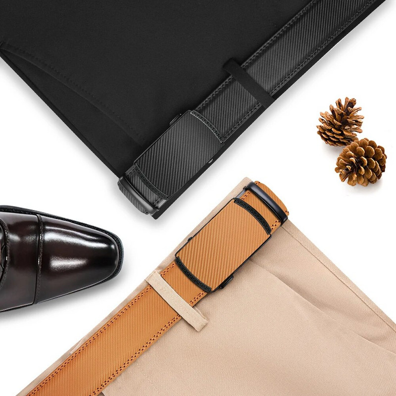 Automatski muški remen od prave kože Luksuzni remen s remenom za muškarce visokokvalitetne modne vintage muške trake za traperice