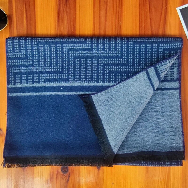Prabangus Dizainas Vyriškas Šalikas Foulard Plaid Šalikai Šaliai Mada Kasdieniai Žiemos Kašmyro Šalikai Kaklo Apvyniojimas Vyriškas Bufandas Hombre
