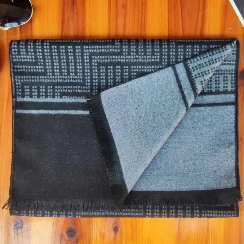 Prabangus Dizainas Vyriškas Šalikas Foulard Plaid Šalikai Šaliai Mada Kasdieniai Žiemos Kašmyro Šalikai Kaklo Apvyniojimas Vyriškas Bufandas Hombre