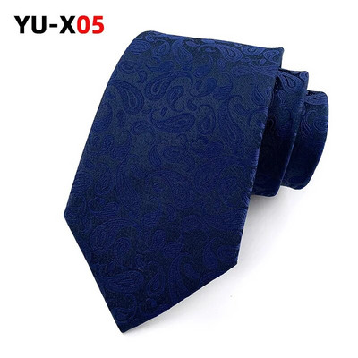 Ricnais Fashion 8cm Print Dot Flowe kaklasaite vīriešiem Kaklasaite zila sarkana kāzām biznesa formāliem gadījumiem ballītēm ikdienas dāvanu kaklasaites