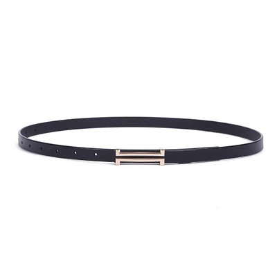 Novi ženski tanki remen Modni dizajner Jednobojni remen Remen s metalnom kopčom Ženski ukras sa suknjom Hlače Traperice