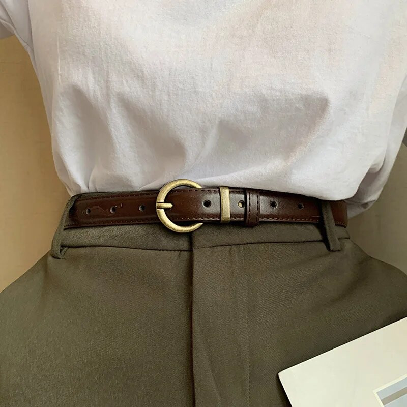 DINISITON 2022 Ženski remen, pojas , Luksuzni brend Visokokvalitetni tanki remeni, Ženske traperice, Vjetrovka, pojas