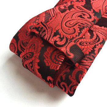Ricnais Ανδρική γραβάτα Floral Γραβάτες για Άντρες Επαγγελματικά Αξεσουάρ Γάμου Πολυτελής Κόκκινη Μαύρη Γραβάτα Γραβάτα Πολυτελής Κοστούμι Γραβάτα Επίσημα Φορέματα Γραβάτα
