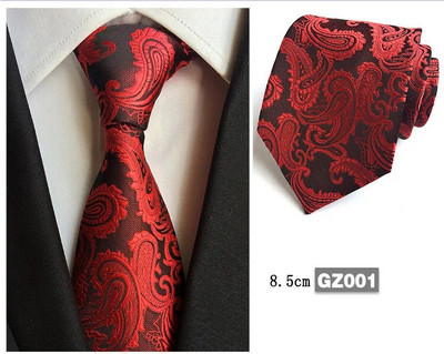 Ricnais Muška kravata Cvjetne kravate za muškarce Poslovni dodaci za vjenčanje Luksuzna crvena crna kravata oko vrata Luksuzna kravata Odijelo Svečane haljine Kravata