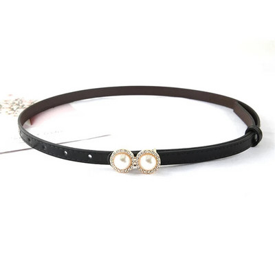 Νέα μόδα δερμάτινη λεπτή ζώνη για γυναίκες Προσωπικότητα μεταλλική πόρπη λουράκι μέσης σχεδιαστής γυναικείο φόρεμα παντελονιού Διακόσμηση ζώνη μέσης