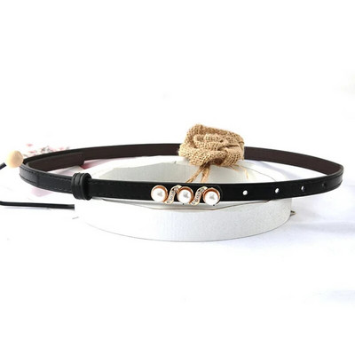 Νέα μόδα δερμάτινη λεπτή ζώνη για γυναίκες Προσωπικότητα μεταλλική πόρπη λουράκι μέσης σχεδιαστής γυναικείο φόρεμα παντελονιού Διακόσμηση ζώνη μέσης