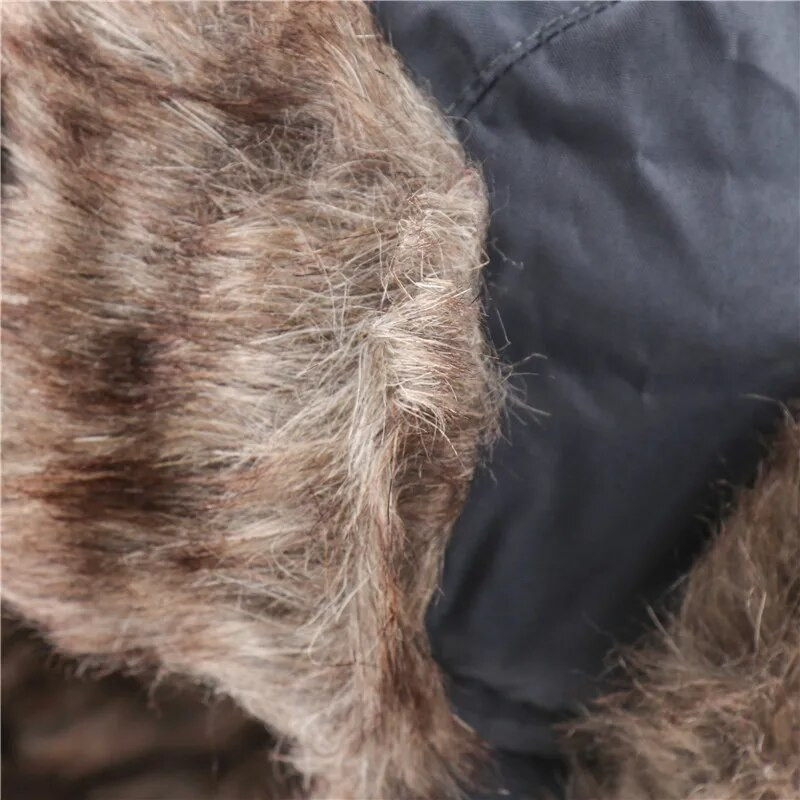 Vīrieši Sievietēm ziemas slēpošanas cepure Pūkaina mākslīgās kažokādas cepure ziemas krievu cepure Trapper Bomber Warm Trooper ausu atloki Cepuris Galvassegas pārsegs