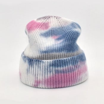 Tie Dye Hip Hop Unisex Άνοιξη Φθινοπωρινό Beanie Outdoor Keep Warm Ελαστικότητα Προσωπικότητα Πλεκτό Καπέλο Καπέλο σκι