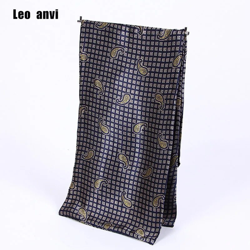 Paisley print cravat zīda Šalle luksusa zīmola vīriešu satīna šalles, Retro Soft Scooter bandānas raksta vīriešu šalles un aptinumi