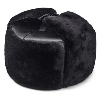 2023. g. New Russia Pieaugušo cepures Vīriešu 100% dabīgas īstas aitādas bumbvedēja cepures vīriešu ikdienas ziemas silta aitādas cepure