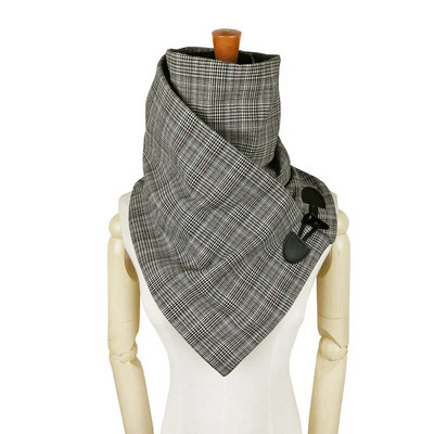 Leo anvi karirano Houndstooth vuneni zimski ženski muški šal modni šal ovratnik omot šalovi omotač Unisex šal Rog Preklopni zatvaranje