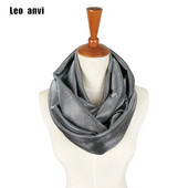 Leo anvi dizajn Unisex Whiting and Davis sjajni zlatno srebrni vintage metalni pleteni šal muškarci žene Vrat topli večernji omotani šalovi