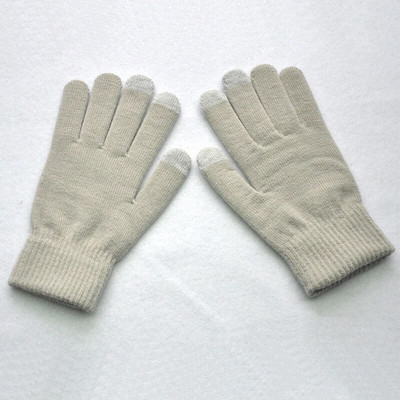 Jauni ziemas biezi silti cimdi vīriešiem sievietēm studentiem trikotāžas trīs pirkstu skārienjutīga ekrāna dūraiņi āra riteņbraukšanas slēpošanas cimdi