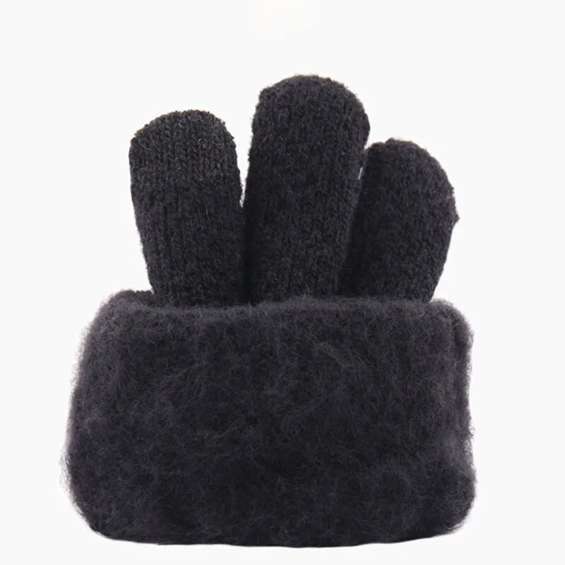 Zimske muške pletene rukavice Screen visokokvalitetne muške rukavice od deblje tople vune od kašmira Jednobojne muške poslovne rukavice Jesen